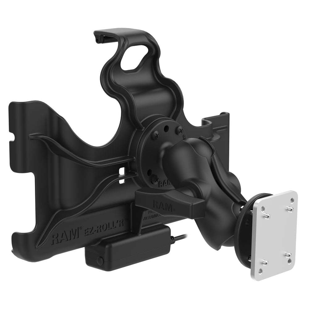 RAM® Powered Dock & Dashboard Mount for Samsung Tab Active4 Pro (RAM-101-225B2-SAM52CP-V7CU)