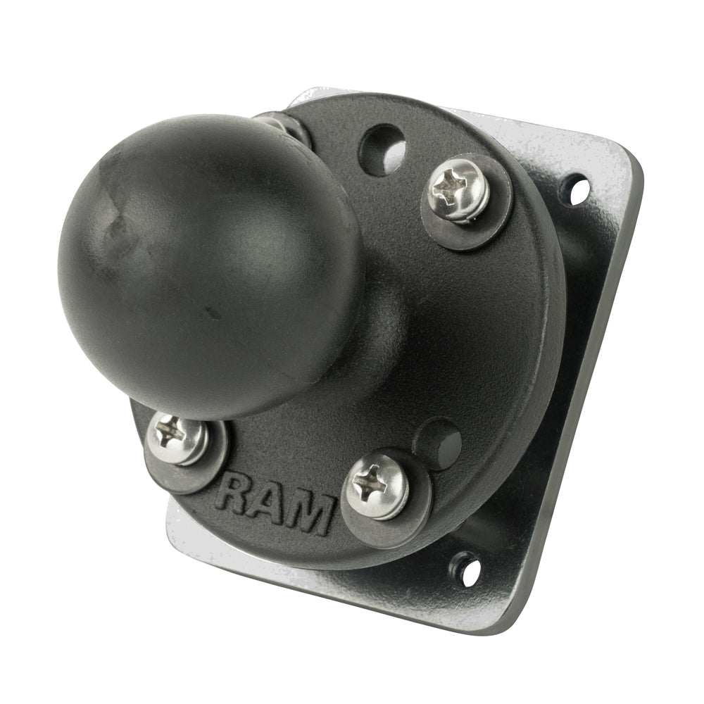 RAM® Drill-Down Dashboard Ball Base with Backing Plate - C Size (RAM-202-225-2U)