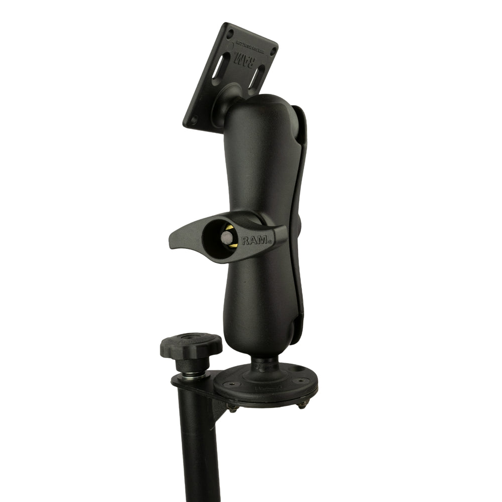 RAM® Tele-Pole™ with 12" & 18" Poles and 75mm VESA Mount (RAM-VP-1218F-D-101-2461U)