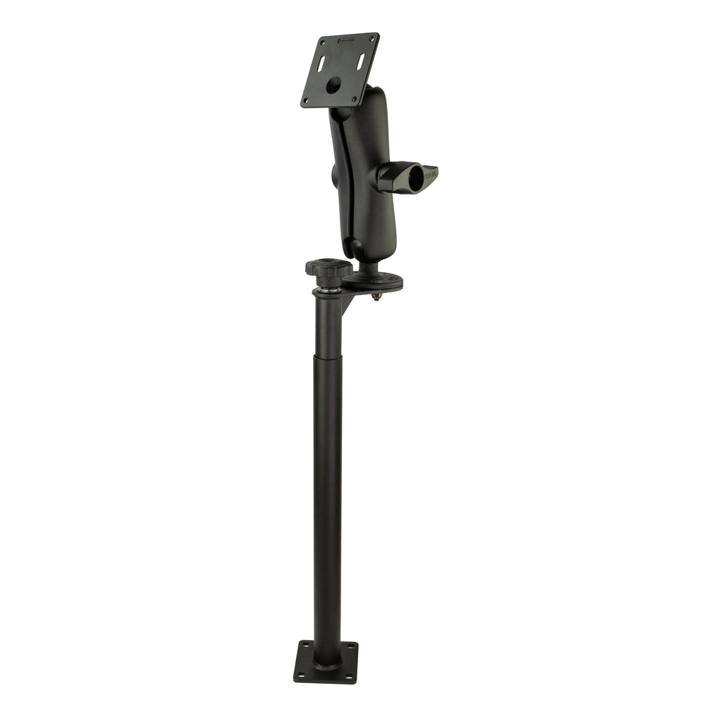 RAM® Tele-Pole™ with 12" & 18" Poles and 75mm VESA Mount (RAM-VP-1218F-D-101-2461U)