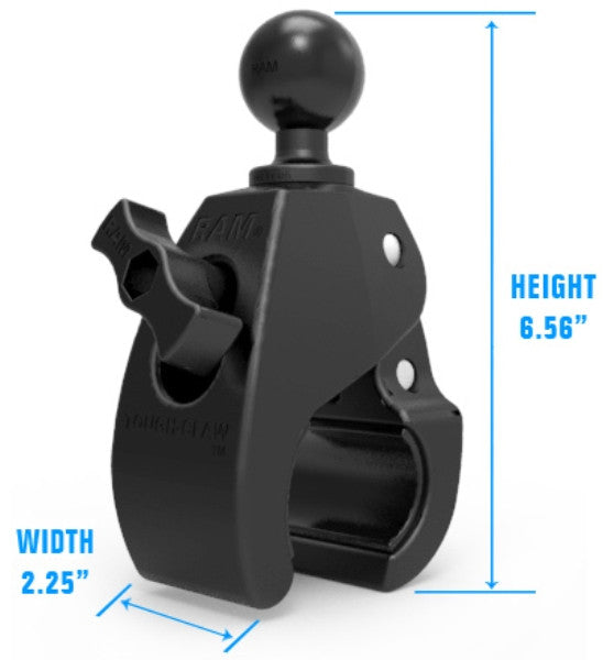 RAP 401U RAM Large Tough Claw w 1.5 Rubber Ball Mounts AU Mounts Australia