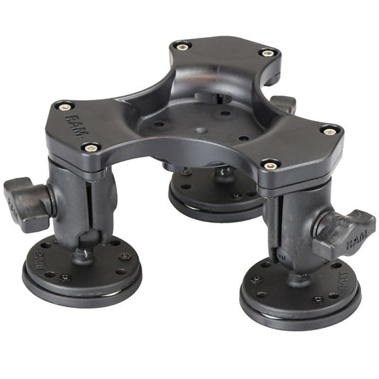 RAM® Triple Ball and Socket Magnetic Base with AMPS Hole Pattern (RAP-365B-1-339U)